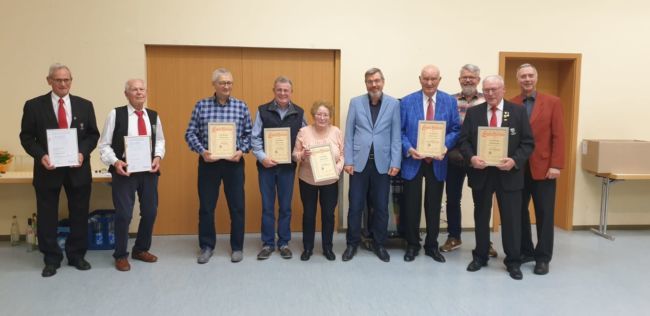 Die geehrten Aktiven: Bernhard Heinz
