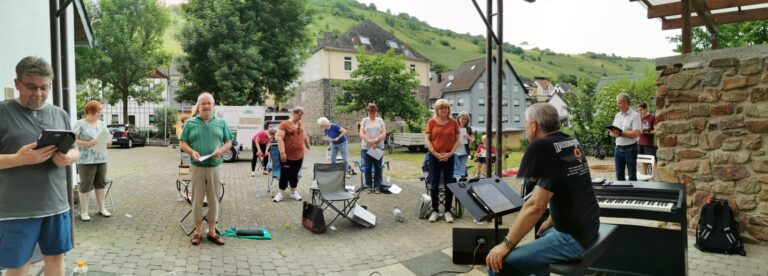 Probenbetrieb in Oberdiebach. Foto: I. Geier