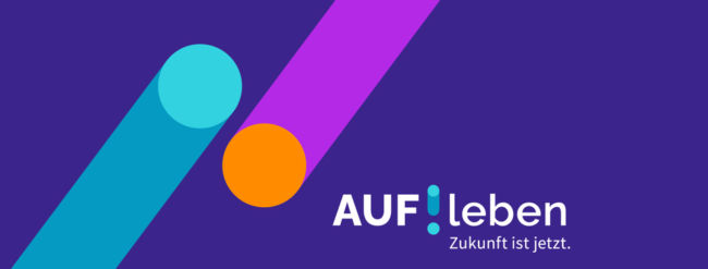 AUF!leben – Zukunft ist jetzt ist Teil des Aktionsprogramms Aufholen nach Corona der Bundesregierung. Illustration: DKJS