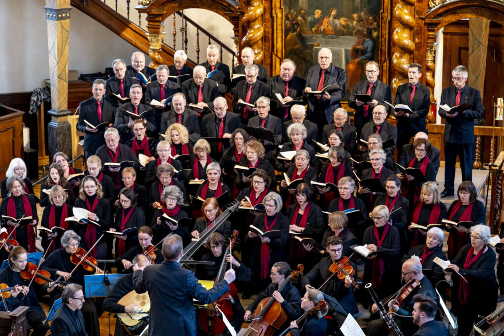 Das UNESCO-Welterbe der SchUM-Stätten mit Chören der SchUM-Städte Mainz. Worms und Speyer war ebenfalls ein Kultursommerprojekt. Foto: Klaus Venus / Mozartchor Speyer