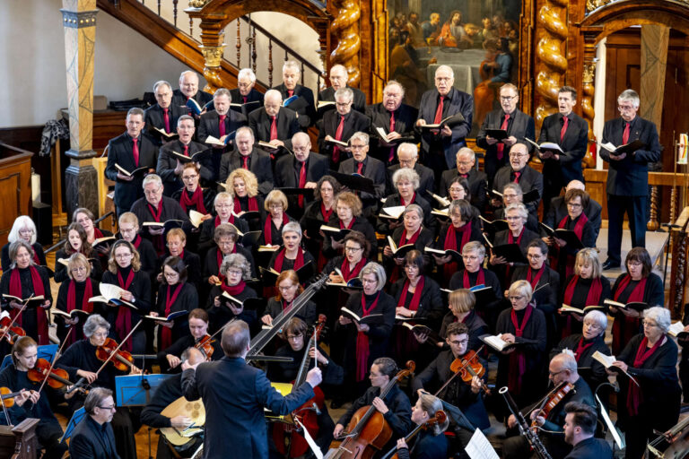 Das UNESCO-Welterbe der SchUM-Stätten mit Chören der SchUM-Städte Mainz. Worms und Speyer war ebenfalls ein Kultursommerprojekt. Foto: Klaus Venus / Mozartchor Speyer